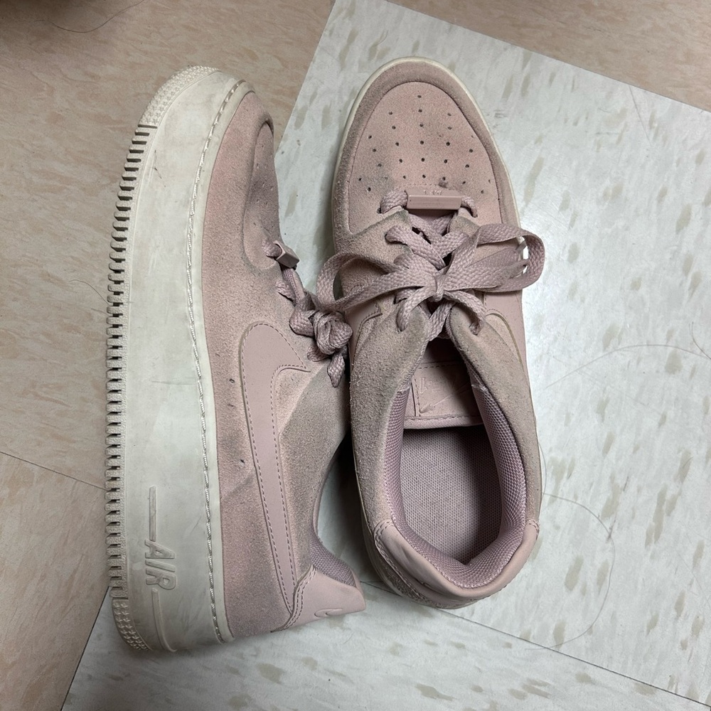 Pink Platform Nike Air Force 1